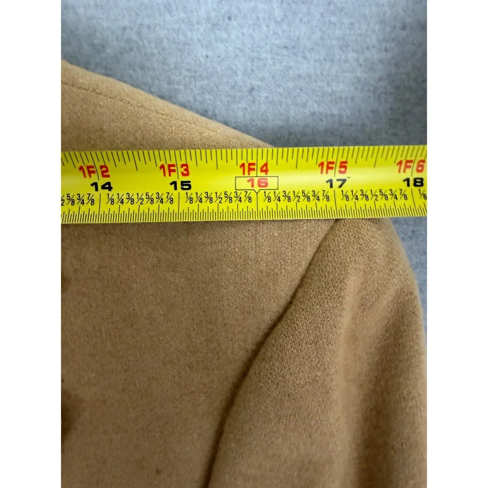 Vintage 60s Wallachs 100% Camel Hair Sport Coat Blazer Tan 42L Bespoke Mens
